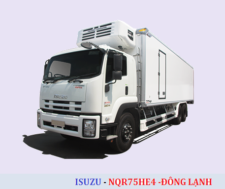Xe tải Isuzu NQR75HE4 đông lạnh 5,6 tấn 